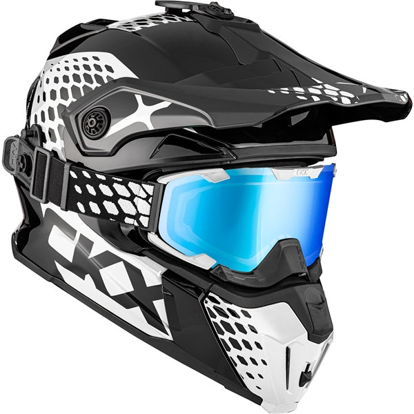 CKX-HELM TITAN DL VIPER BK/WH GLOSS 3XL 516087