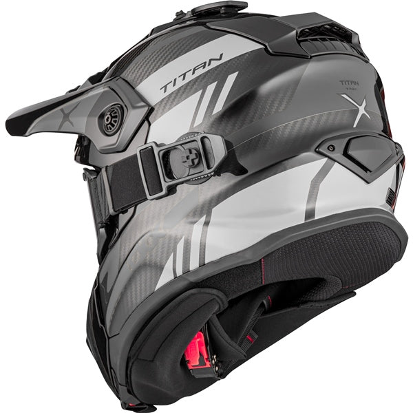 CKX-HELM TITAN DL TRAK GY/SI GLOSS 3XL 517167 