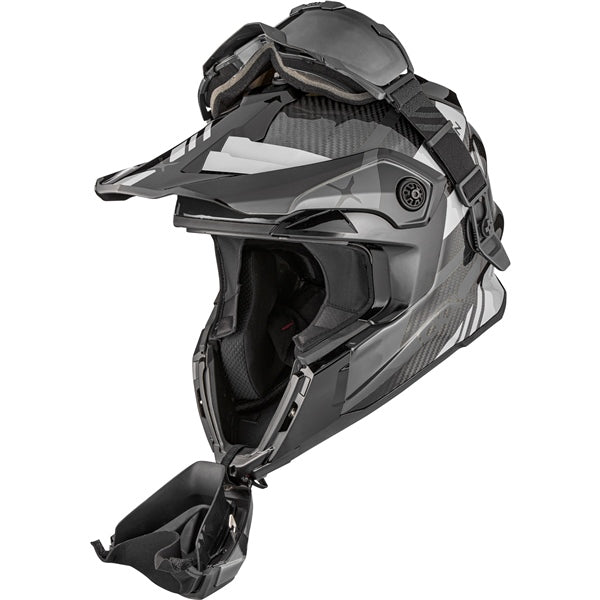 CKX-HELM TITAN DL TRAK GY/SI GLOSS 3XL 517167 