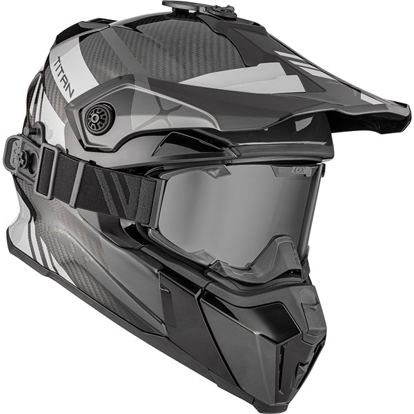 CKX-HELM TITAN DL TRAK GY/SI GLOSS 3XL 517167 