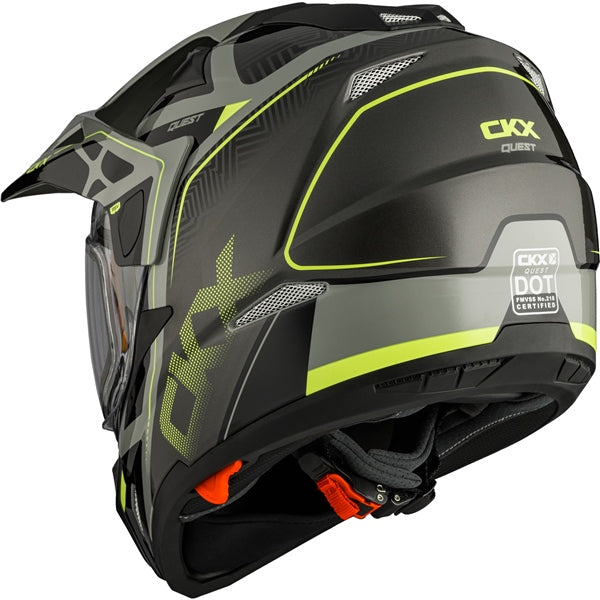 CKX-HELM QUEST DL GLOOM GY/LIME GLOSS 2XL 517236 