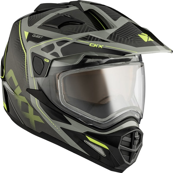 CKX-HELM QUEST DL GLOOM GY/LIME GLOSS 2XL 517236 