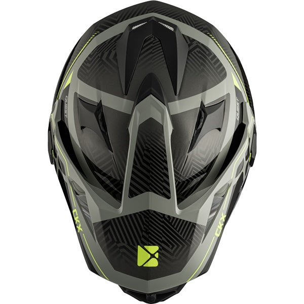 CKX-HELM QUEST DL GLOOM GY/LIME GLOSS 2XL 517236 