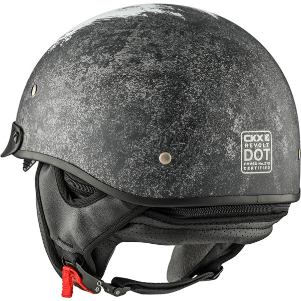 CKX-HELM REVOLT LULL BK/WH MAT 2XL 517266 