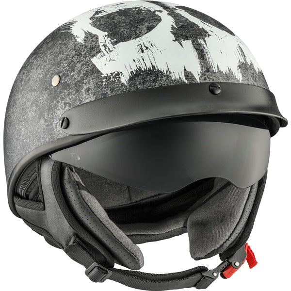 CKX-HELM REVOLT LULL BK/WH MAT 2XL 517266 