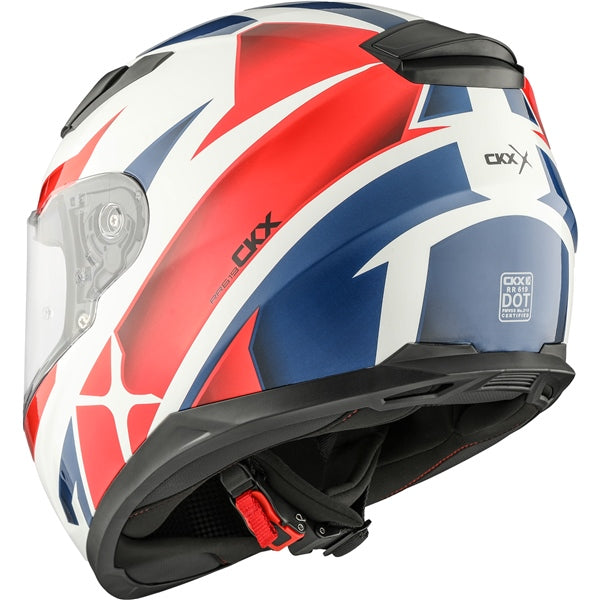CKX-HELM RR619 SHOT RD/BL GLOSS 2XL 517506 