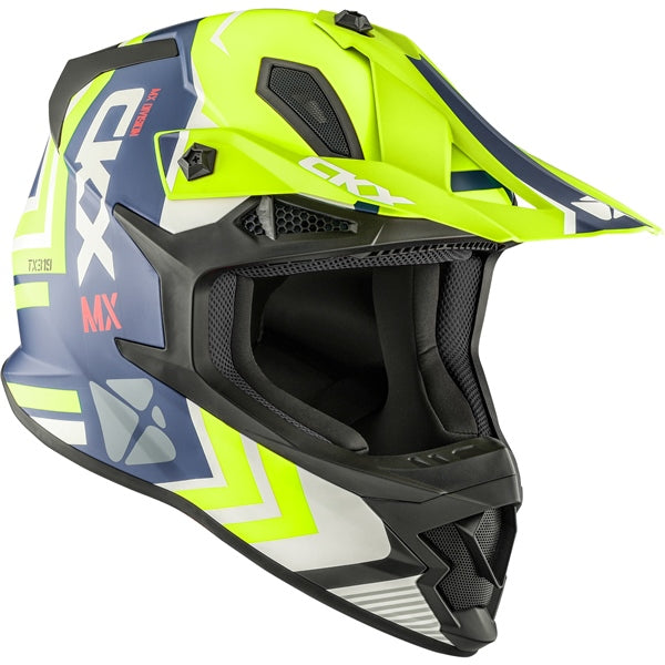 CKX-HELM TX319 ARROW BL/GR MAT 2XL 517696 