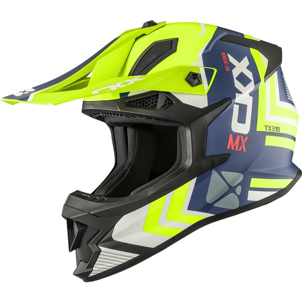 CKX-HELM TX319 ARROW BL/GR MAT 2XL 517696 