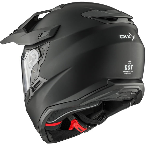 CKX-HELM DS24 EDL SOLID BK MAT 2XL 517726 