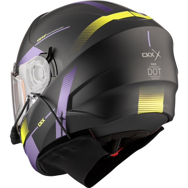 CKX-HELM CONTACT EDL EDGE LIME/PUR MAT 3XL 517827 