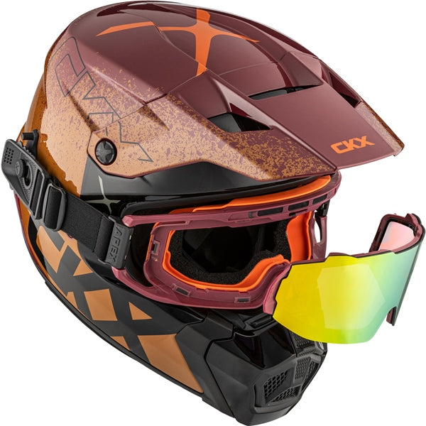 CKX-HELM TITAN AMS DL VANEER PECAN GLOSS 3XL 518387 