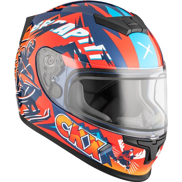 CKX-HELM RR24Y DL SLEEDER OG/RD GLOSS XL 518734 