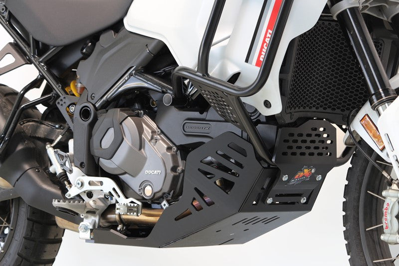 AXP Racing - HDPE Skid Plate - Ducati Desert X 2022-2023 / To Fit Hepco & Becker Crash Bars