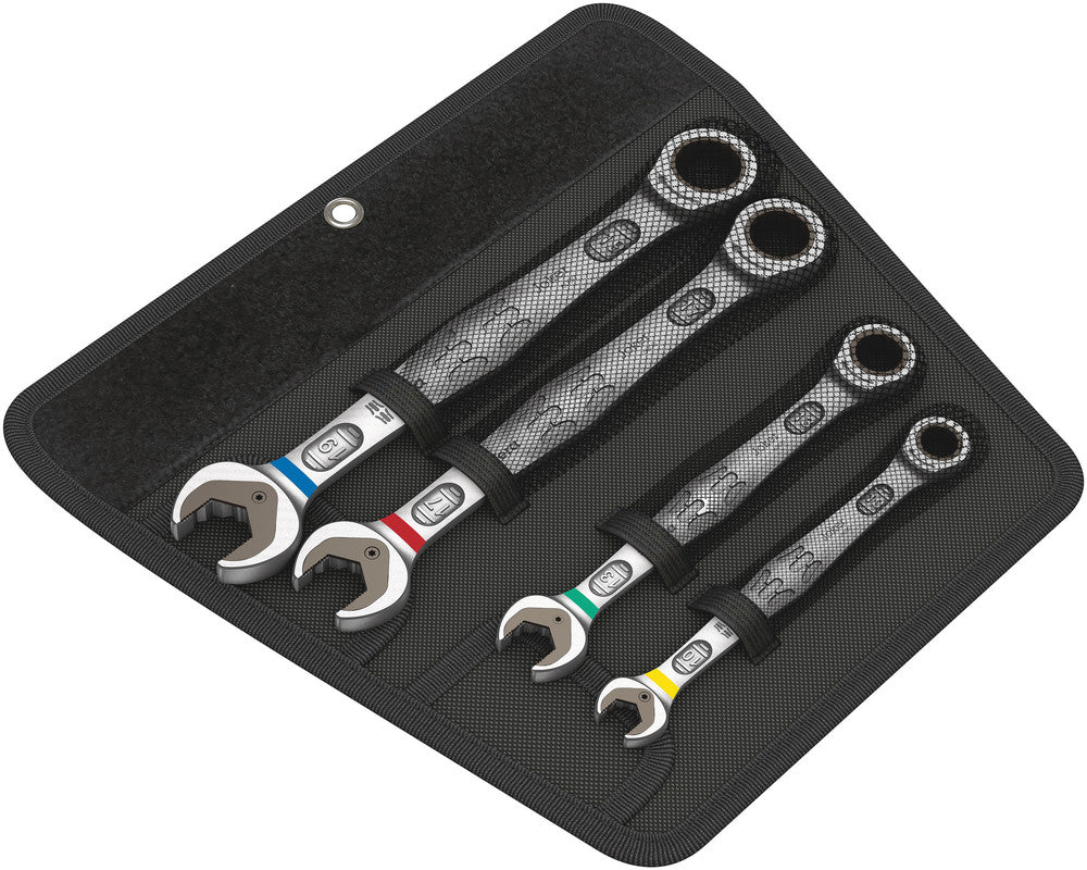 Wera Tools - 6000 Joker 4 Set 1 Set of Ratcheting Combination Wrenches