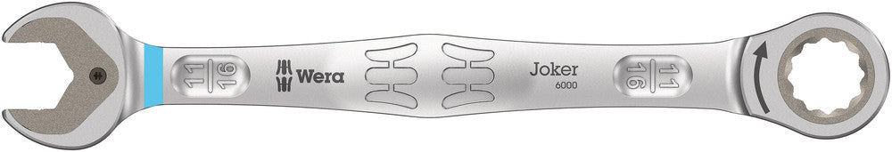 Wera Tools - 6000 Joker Ratcheting Combination Wrenches, Imperial