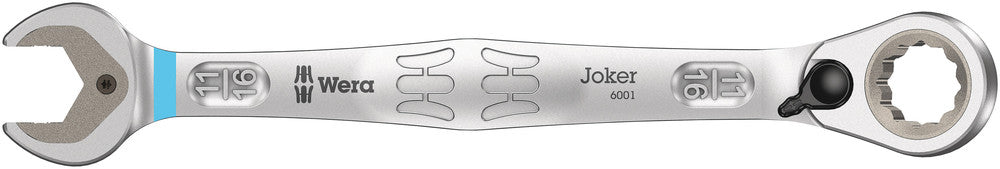 Wera Tools - 6001 Joker Switch Ratcheting Combination Wrenches, with Switch Lever, Imperial