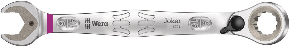 Wera Tools - 6001 Joker Switch Ratcheting combination wrenches, with switch lever, imperial