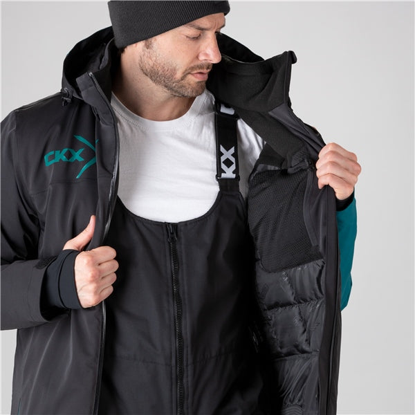 CKX-JACKET ALASKA MEN BK/SPRUCE XS M23-03-BLK&SPRE XS