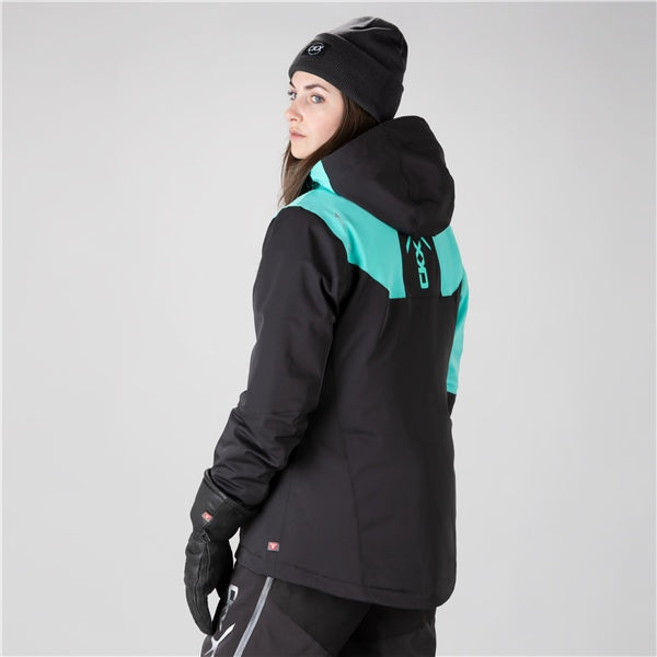CKX-JACKET ALASKA WOM BK/TUR M W23-03-BLK&TUQS M