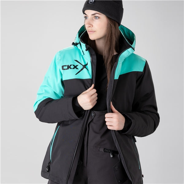 CKX-JACKET ALASKA WOM BK/TUR M W23-03-BLK&TUQS M