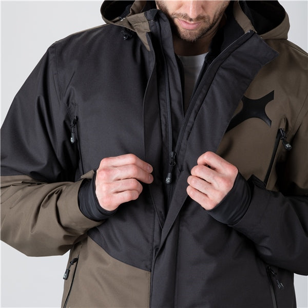 CKX-JACKET CONQUER MEN BK/OLIVE NT M M22-05-BLK/OLI NIT M