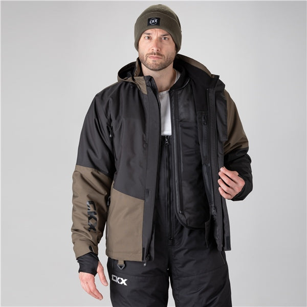 CKX-JACKET CONQUER MEN BK/OLIVE NT M M22-05-BLK/OLI NIT M