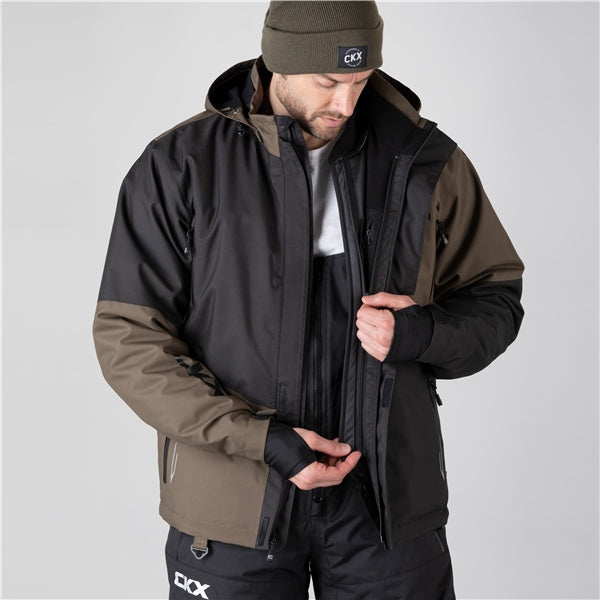 CKX-JACKET CONQUER MEN BK/OLIVE NT M M22-05-BLK/OLI NIT M