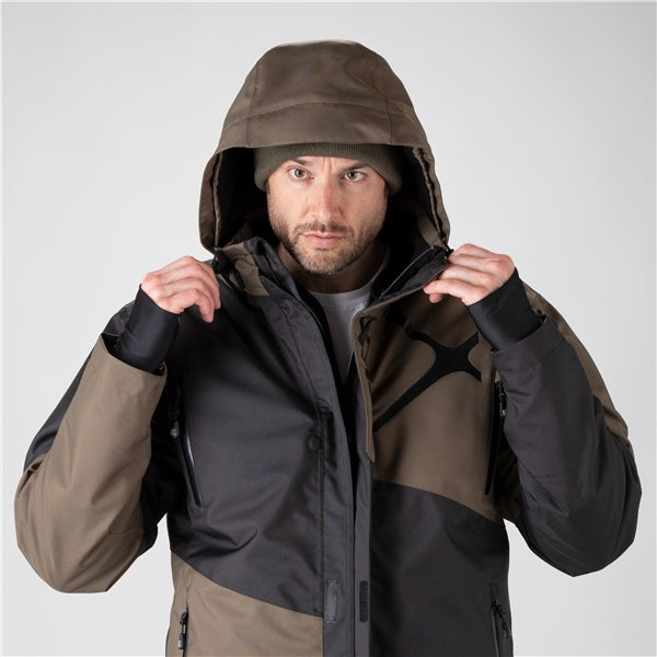 CKX-JACKET CONQUER MEN BK/OLIVE NT M M22-05-BLK/OLI NIT M