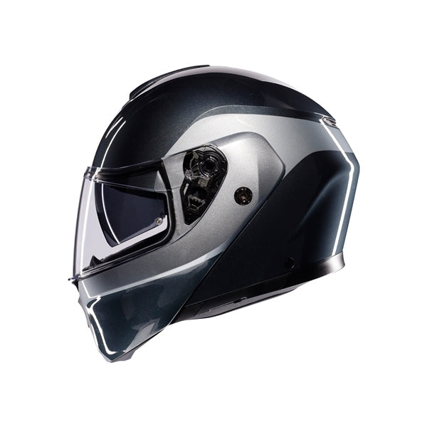 AGV-HELM S-MODULAR LEVICO GY/SI 2XL 2118296001-003-XXL 8051019615787