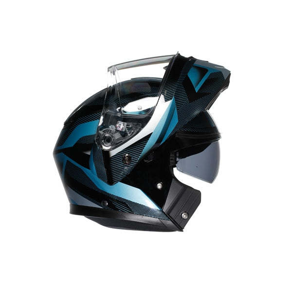 AGV-HELM S-MODULAR LEDRO MAT BK/POWDE BL 2XL 2118296001-017-XXL 8051019895608