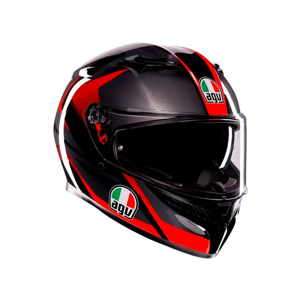 AGV-HELM K3 STRIGA BK/GY/RD 2XL 2118381001-018-XXL 8051019746573
