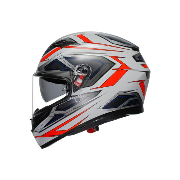 AGV-HELM K3 SPACE MAT WH/FLUO RD 2XL 2118381001-020-XXL 8051019910837