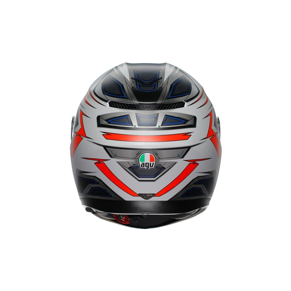 AGV-HELM K3 SPACE MAT WH/FLUO RD 2XL 2118381001-020-XXL 8051019910837