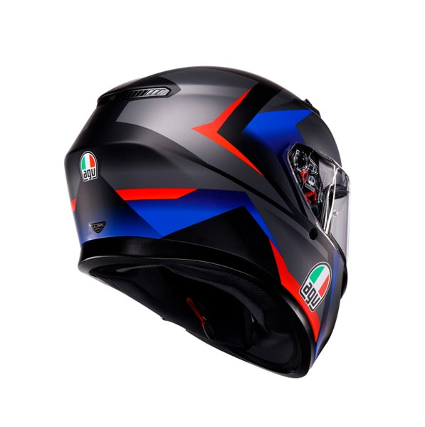 AGV-HELM K3 STRIGA MAT BK/BL/RD 2XL 2118381001-024-XXL 8000958376549