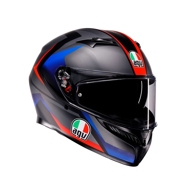 AGV-HELM K3 STRIGA MAT BK/BL/RD 2XL 2118381001-024-XXL 8000958376549