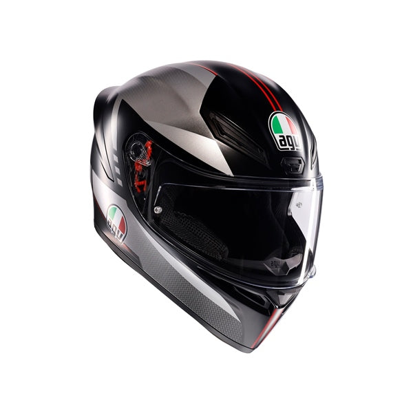 AGV-HELM K1 S LAP MAT BK/GY/RD 2XL 2118394001-034-XXL 8051019743435