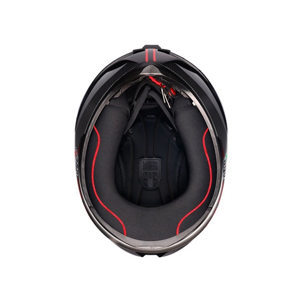 AGV-HELM K1 S LAP MAT BK/GY/RD 2XL 2118394001-034-XXL 8051019743435