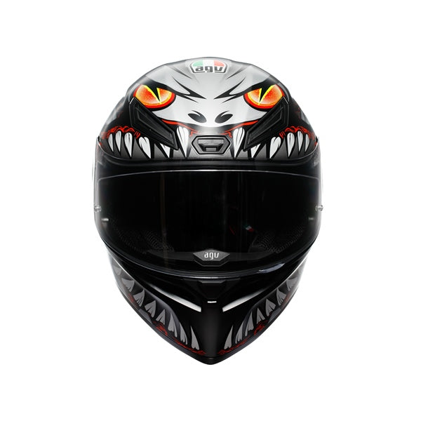 AGV-HELM K1 S LYZARD MAT BK/GY/RD 2XL 2118394001-044-XXL 8051019872746