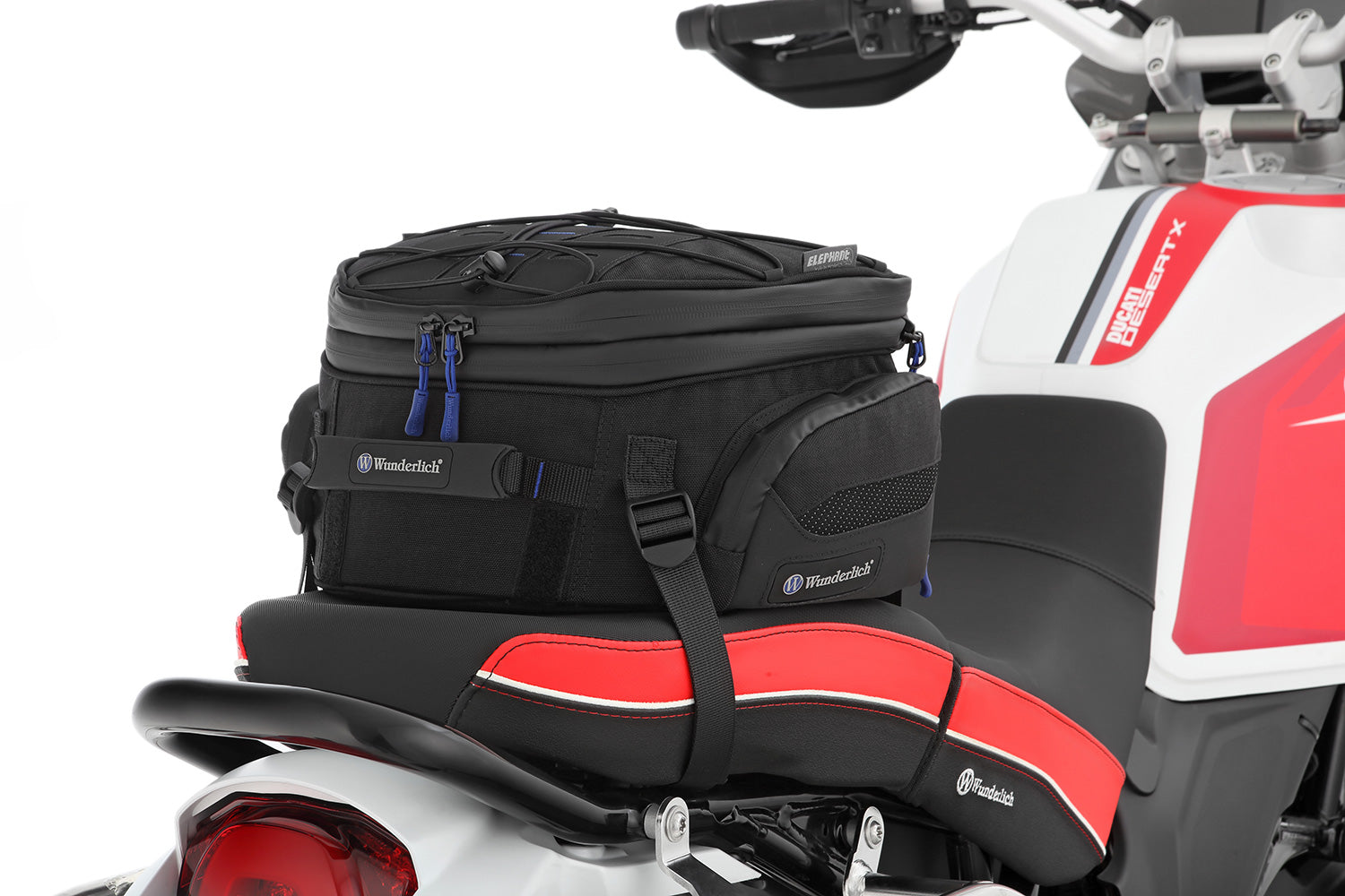 Multifunctional compact bag for the seat or luggage carrier