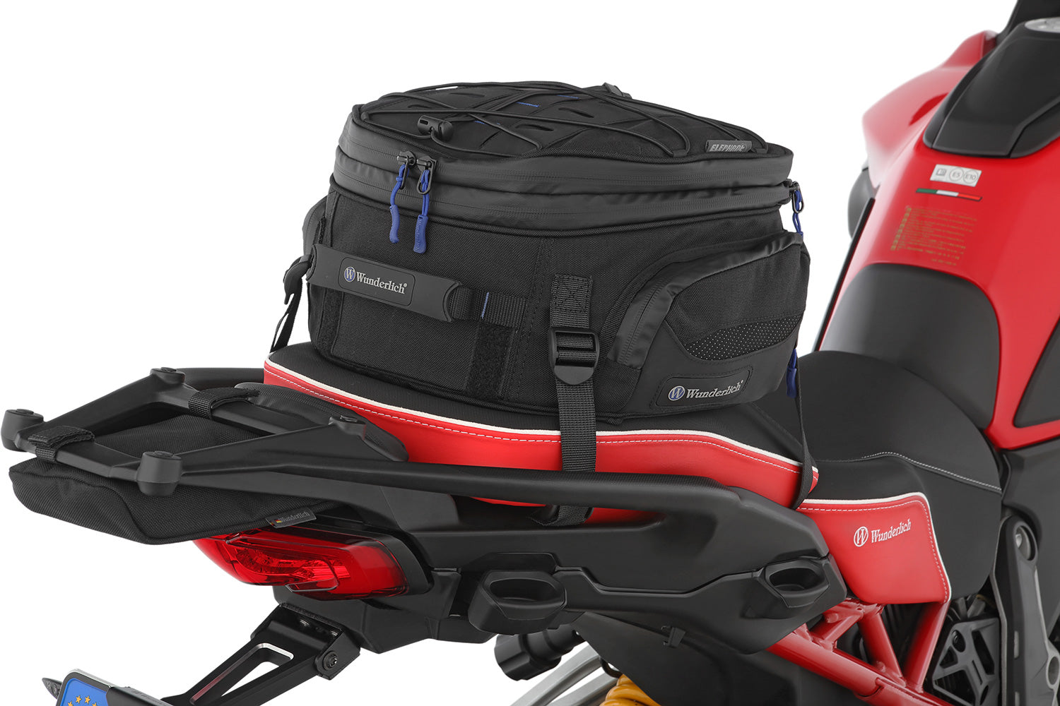 Multifunctional compact bag for the seat or luggage carrier