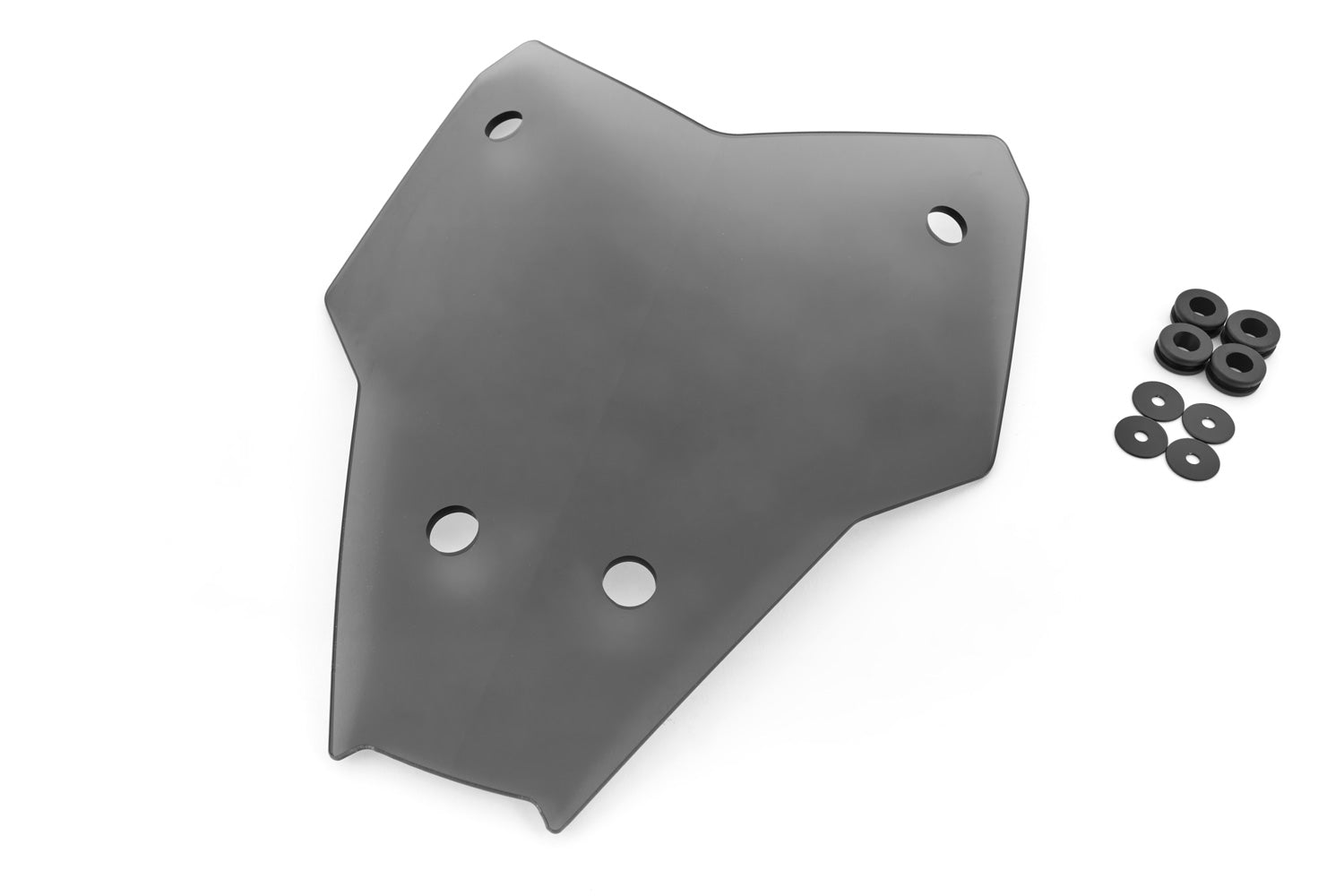 The windshield combines a perfect, sporty design with high basic protection 