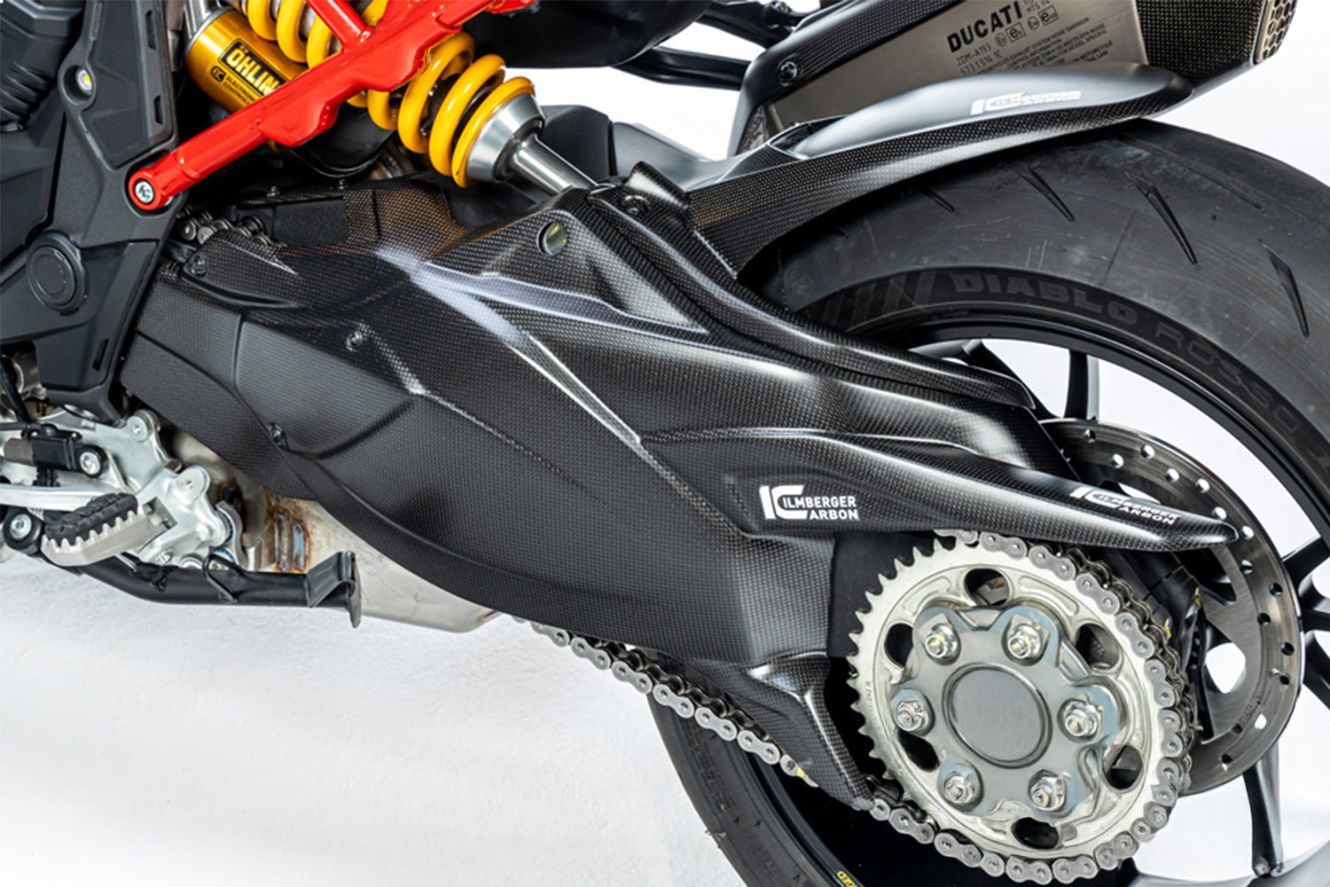 Ilmberger - Swingarm Covers with Chain Guard Multistrada V4