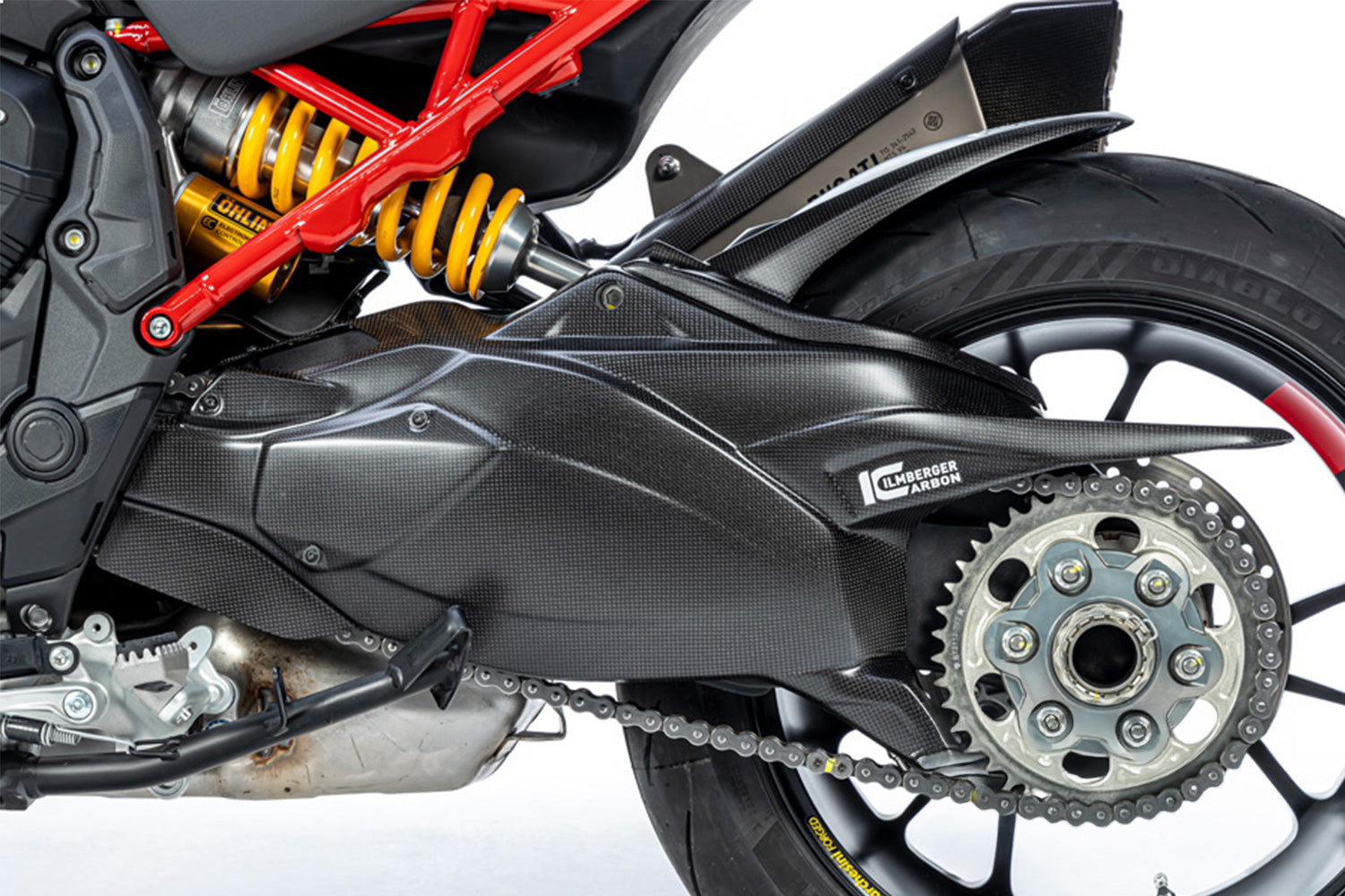 Ilmberger - Swingarm Covers with Chain Guard Multistrada V4