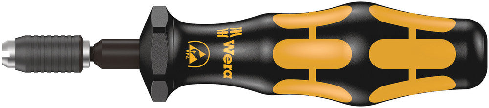 Wera Tools - 7400 ESD series Kraftform Torque screwdrivers, with factory pre-set value (0.1-1.0 Nm) and quick-release chuck