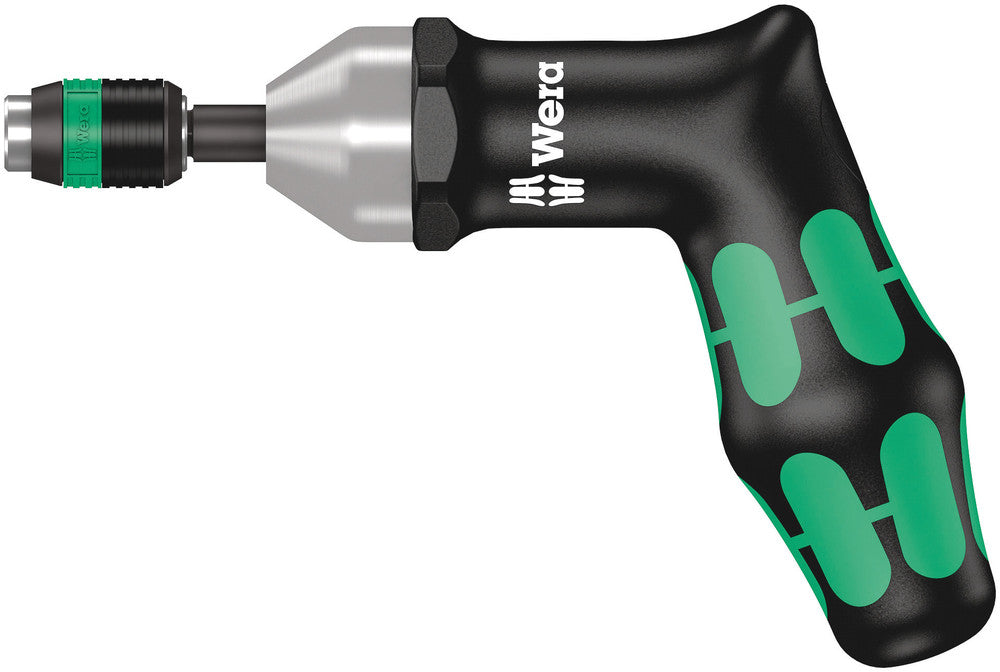 Wera Tools - 7400 Imperial series Kraftform Torque screwdrivers, with factory pre-set value (25.0-55.0 in. lbs.) and Rapidaptor quick-release chuck, pistol handle