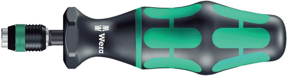 Wera Tools - 7400 series Kraftform Torque screwdrivers, with factory pre-set value (0.1-1.5 Nm) and Rapidaptor quick-release chuck, handle size 89 mm