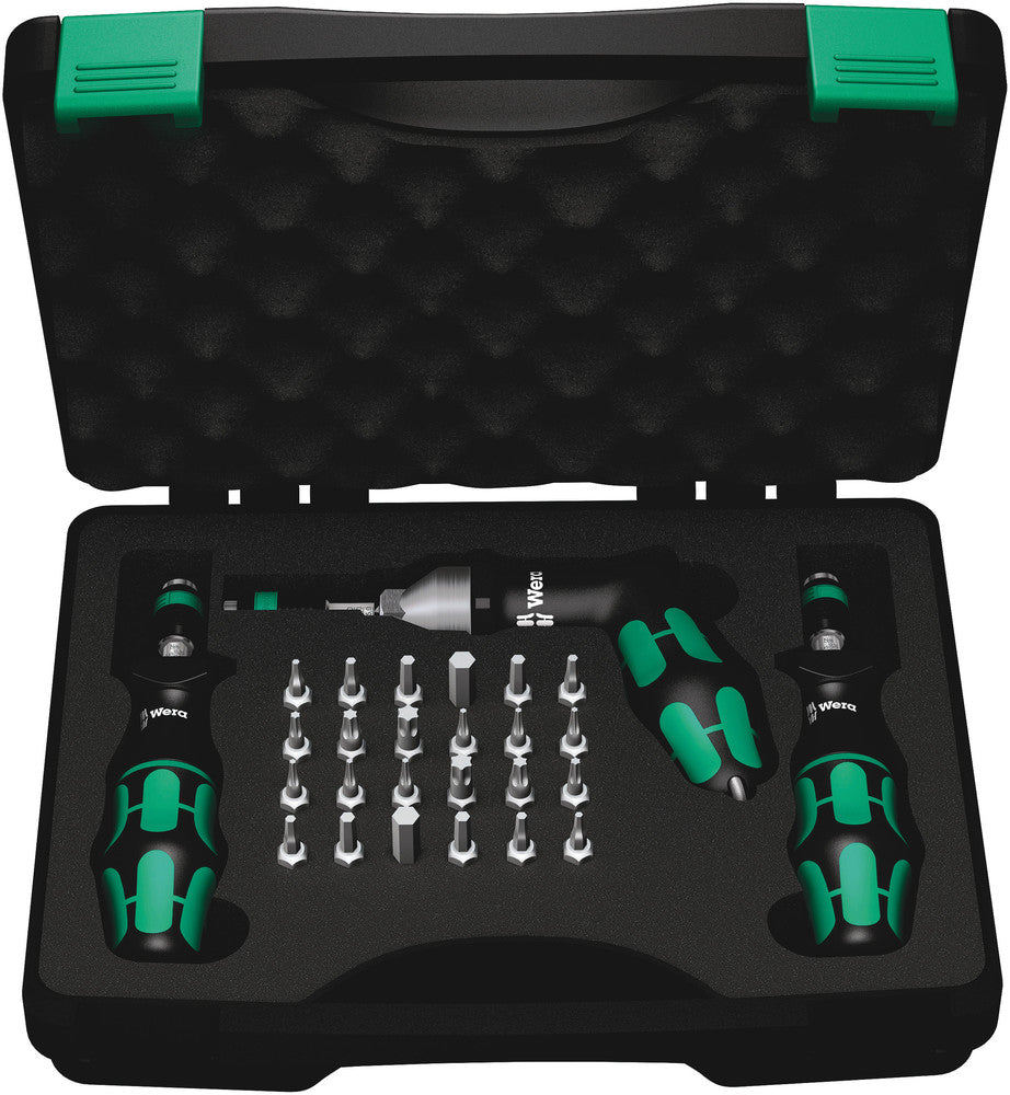 Wera Tools - 7440/41/42 Kraftform torque screwdriver set 0.3-6.0 Nm