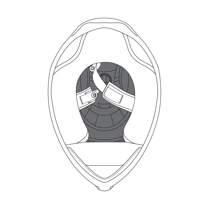 AGV - Removeable Crown Pad for K-1 Helmets