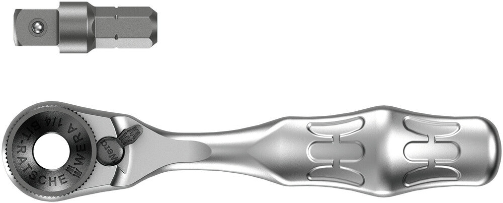 Wera Tools - 8001 A Zyklop Mini 1 Bit Ratchet ¼" SB with ¼" drive