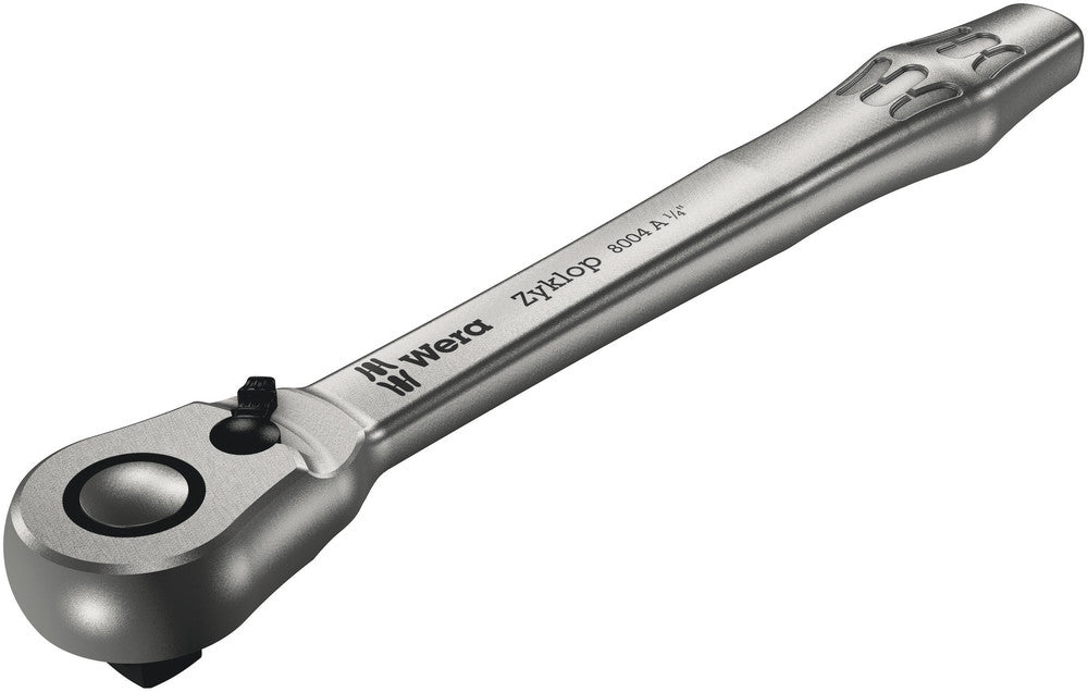 Wera Tools - 8004 A Zyklop Metal Ratchet with switch lever and 1/4" drive